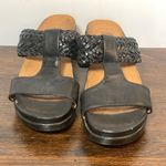 Nurture black, leather mule, 3” heel size 7 Black Photo 2