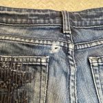 Paige  Hollywood Hills Bootcut Jeans Sz 27 Classic Rise Y2K Embellished Denim Photo 5