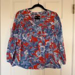 J.Crew Ratti Rio Floral Popover Floral Blouse Size Small Photo 0