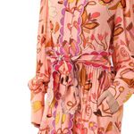 Celia B Orchid Midi Dress In Peach Size S Photo 4