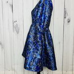 Lilly Pulitzer NWOT Calyssa Dress Blue Grotto Twilight Floral Brocade Sz 2 NEW Photo 6