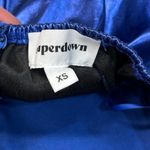 Revolve Superdown Nellie Strapless Dress Blue Photo 4