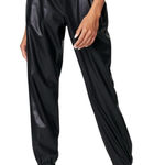 BLANK NYC ‎ Vegan Leather Joggers size 27 Photo 0