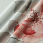 Rihoas Green Floral Elastic Waist Straight Midi Skirt Size M Photo 7