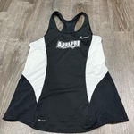 Nike  Adelphi University Swimming Black and White Tank Top Photo 0