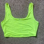 Windsor neon yellow/green cropped tank top size medium Photo 0