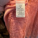 Dina Be  Anthropologie Lace Coral Short Sleeves Dress, Size Small Photo 7