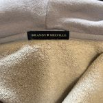 Brandy Melville  Light Blue Full Zip Hoodie Sweatshirt Women’s One Size EUC Photo 3