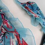 ‎Vintage jacket with floral print Blue Size XXS Photo 6