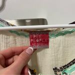 Free People  Embroidered White Blouse Photo 3