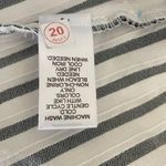 Cato Women’s Pants Plus Straight Leg Black and White Striped Pull On Size 20W Photo 7