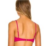 l*space L* Helena Ribbed Bikini Top in Bougainvillea XS NWT Photo 4