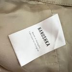 Nanushka Wool Blend Houndstooth Print Pattern Woven Belted Trouser Pants XL Photo 2