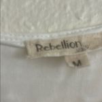 Rebellion  White Lace Midi Dress Photo 1