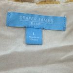 Draper James RSVP Jacquard Elbow Sleeve Midi Dress Yellow Floral Women’s Large Photo 3