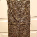 AQUA  gold metallic foil twist back romper XS/S Photo 0