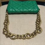 ZARA  Green Quilted Crossbody Bag with Gold Chain Photo 5