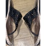 Clarks Artisan Low Wedge Sandal Black Studded Women’s Size 9 Photo 12