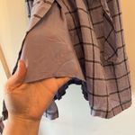 Urban Outfitters Dress Womens Small Linen Mini Bleted Amanda Lavender Faux Wrap Photo 7