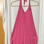 Tommy Hilfiger Tommy Jeans Tommy Girl Y2K Pink Halter Top Size Large Photo 0