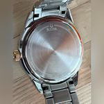 Bulova Ladies Watch Rose and Stainless Bracelet White Dial Day Date Dials Photo 7