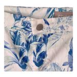 Chico's 16 Denim Jeans Plus Girlfriend Ankle 3 Pants Boho Palm Resort White blue Photo 1