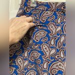 Banana Republic  Blue Paisley Chino Shorts Photo 5