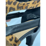 Comfortview Womans Sage Animal Print Shoes 10.5 W Brown Black Back Zip Open Side Photo 6