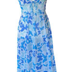 Vera for Formit Rogers Medium Vintage Butterfly Slip Dress Nightgown Sheer USA White Photo 0