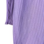 Endless Rose NWT Dress Womens M Purple Puff Sleeve V-Neck Knit Mini Old Money Photo 6