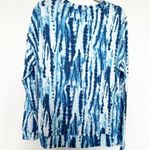 BP NORDSTROM tie dye sweater tunic top Blue MEDIUM Hi Low leggings wear NWT Photo 7