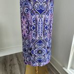 Apt. 9 Y2K  Blue Purple Floral Paisley Maxi Sun Dress M Photo 7