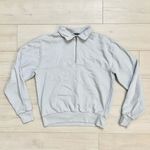 Brandy Melville  Missy Quarter Zip Pullover in Blue Photo 1