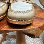 G.H. Bass Women's Lianna Bit Colorblock Loafers Gold and White Size 6.5 Casual Photo 3