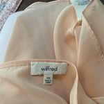 Wilfred  Peach Sheer Darted Cropped Tank Top Oversized‎ Size XXS Photo 3