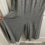 Anthropologie Marisa Hacci Wide Leg Sleep Jumpsuit sz Small Marled Heather gray Photo 2