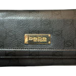 Bebe  Black Logo Embossed Faux Leather Wallet Photo 0