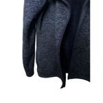 Columbia  Open Drape Sweater Navy Blue Sherpa Lined Thick & Warm Size Small Photo 3