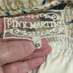 Pink Martini Dress Maxi Woman's Size XS Bird Floral Print Summer Lined Braided Photo 10