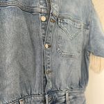 Hudson Jeans Short Sleeve Romper in Ocean Waters Photo 3