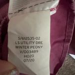 Gap NWT long sleeved shirt dress with belt in winter peony women' size medium Photo 8