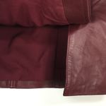 Rachel Parcell Red Grape Leather Button
Front Pencil Skirt XXS Photo 8