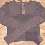 ZARA Ribbed Mesh Long Sleeve Photo 2