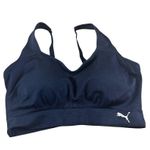 Puma XL Sports Bra Adjustable Straps V-Neck Lightweight Stretch Activewear BLK Photo 3