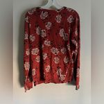 Daniel Rainn Women’s V-neck Cardigan Burnt Orange L Photo 1