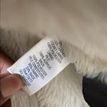 Sonoma  Tan Suede Leather Faux Fur Lined Hooded Jacket SIZE L Photo 3