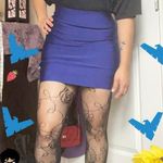 Wow Couture Womens  blue bondage stretchy mini skirt Photo 1