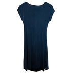 Mango  Twist Front Dress Casual Stretch Elegant Dark Blue Dress XS‎ Photo 1