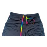 Feeling pound unisex medium black shorts rainbow drawstring loose fit comfy Photo 1
