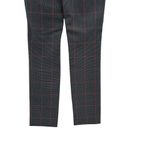 Rag and Bone  Simone‎ Check Pant Grey Multi Red Plaid Check Size 00 Photo 8